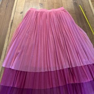 Boden Elegant Pink Pleated Skirt